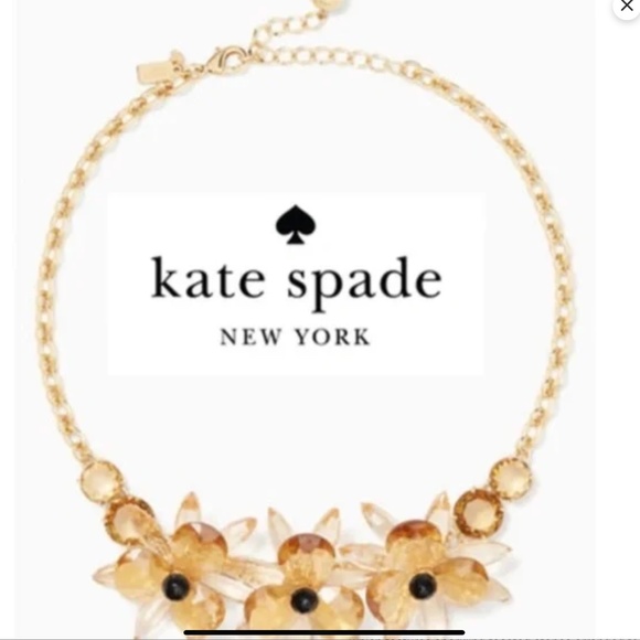 Kate Spade Blooming Brilliant Blossom Necklace and earrings set - Picture 3 of 13